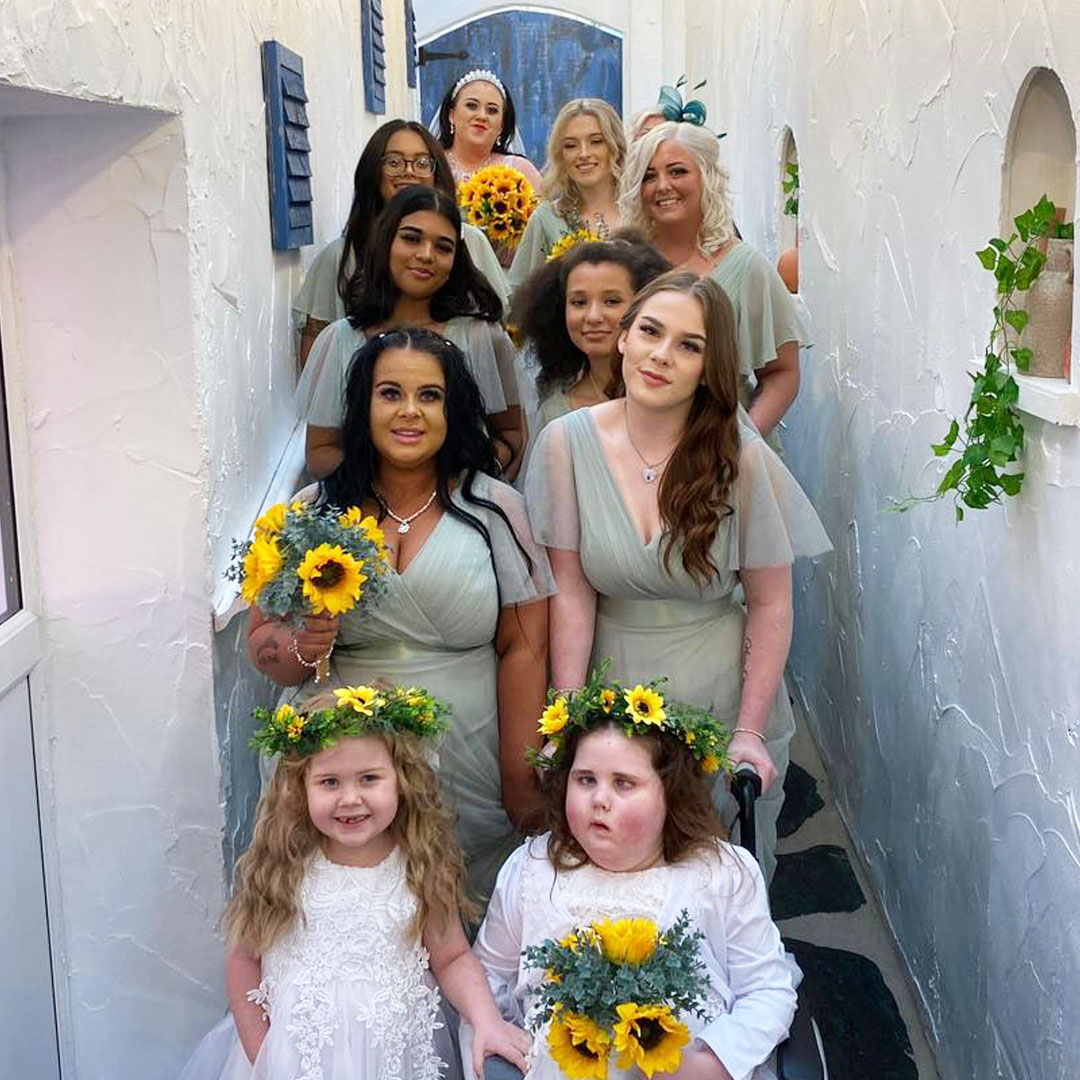 The Greek Walkway at The Caerphilly Marquee Wedding 