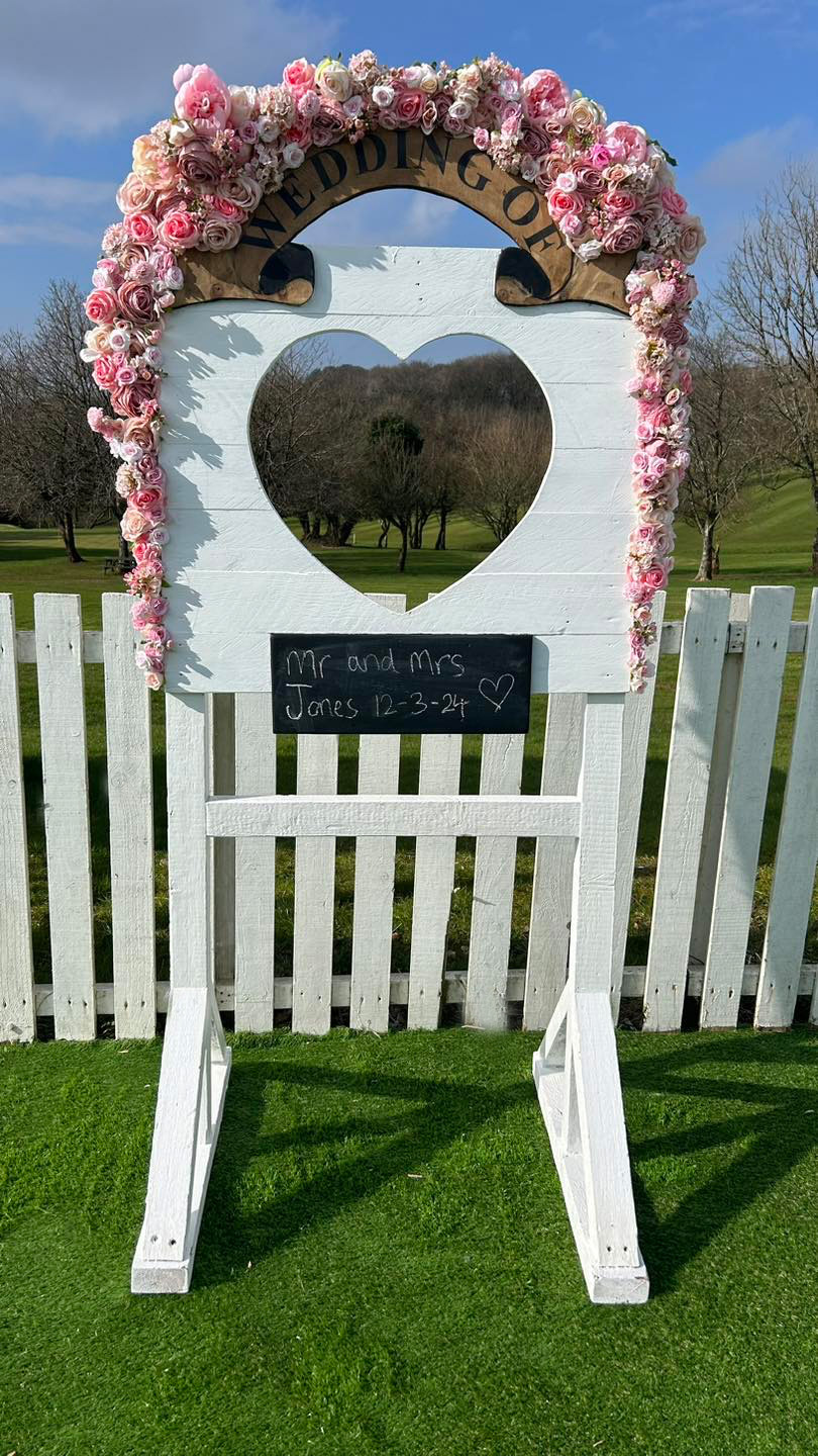 The Swing in Couples Corner in The Caerphilly Marquee Wedding Venue