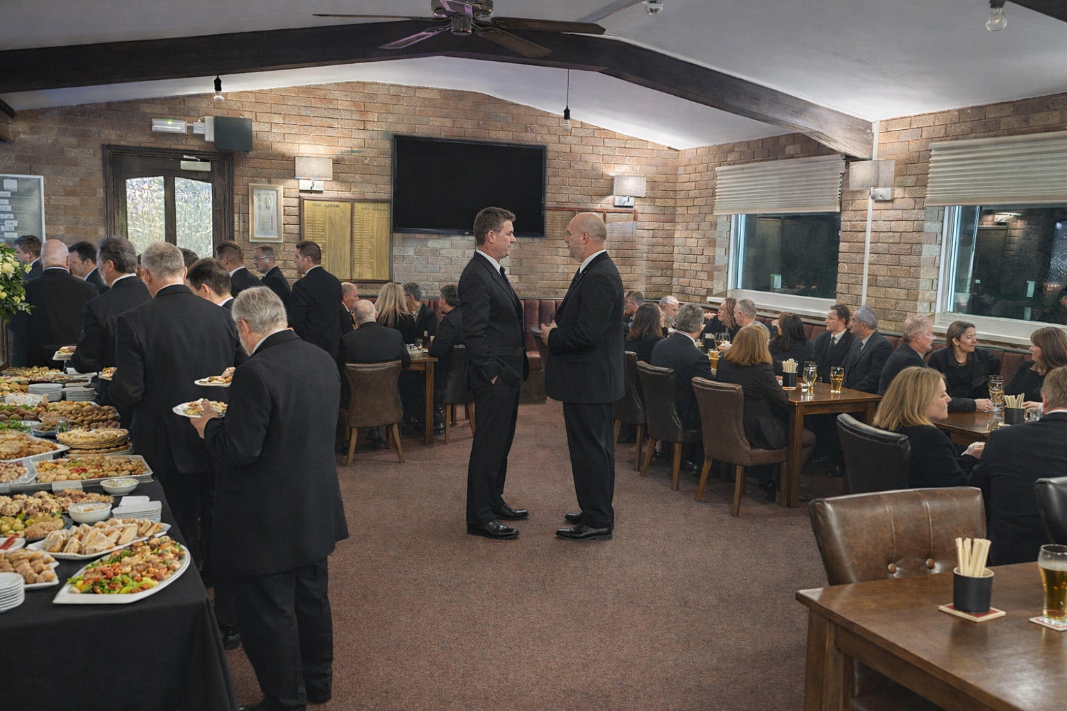 Clubhouse Celebration of life at the Marquee Ridgeway, Caerphilly.jpg