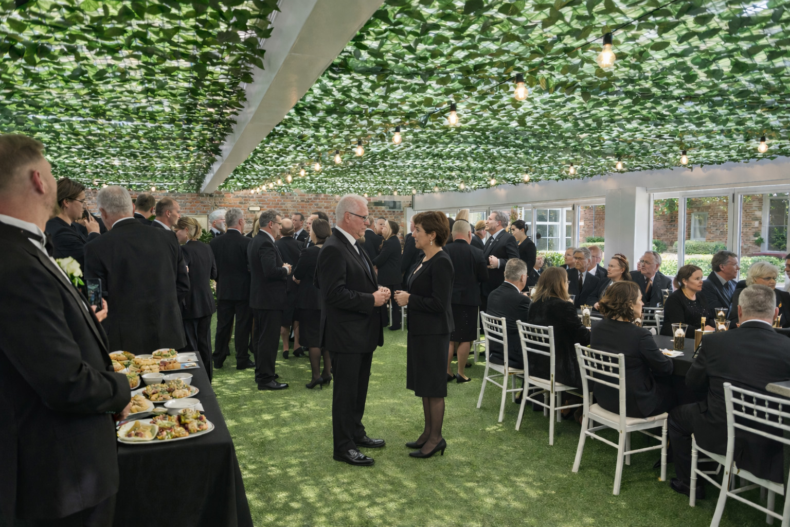 Garden Room Celebration of life at the Marquee Ridgeway, Caerphilly