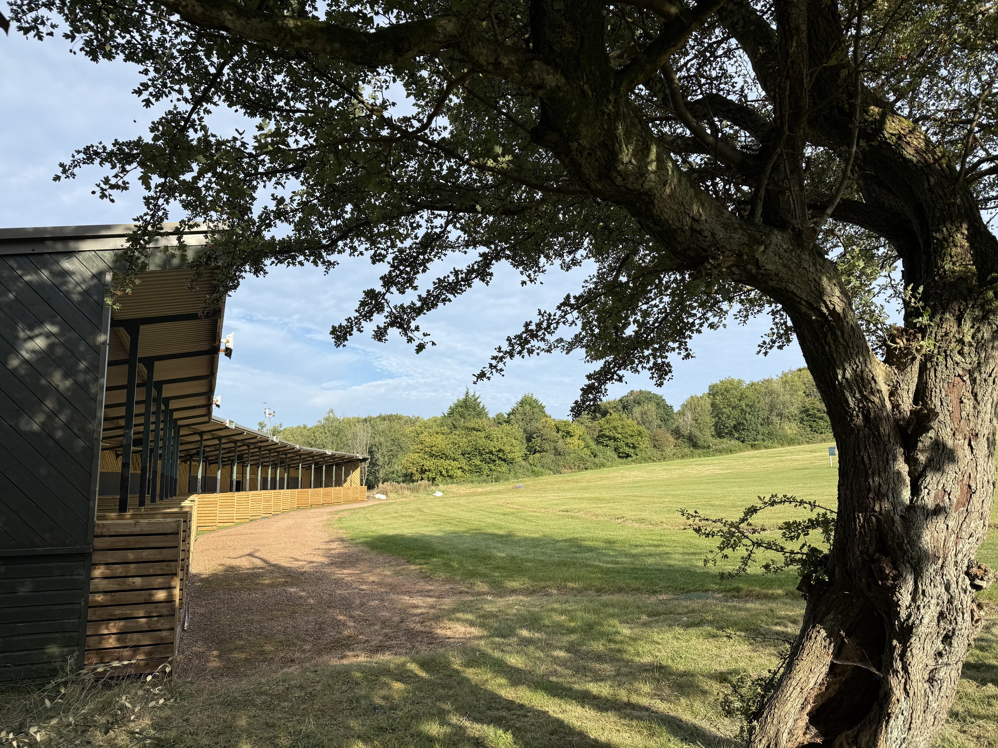 Twenty-two bay driving range in Caerphilly, South Wales