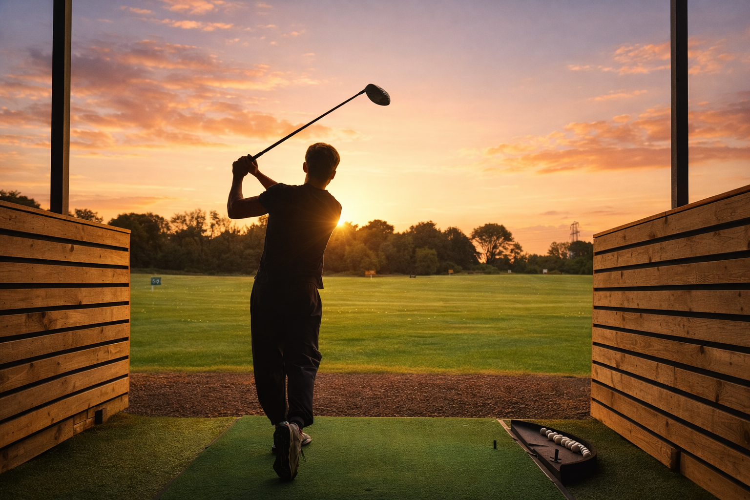 Ridgeway Driving Range, Caerphilly, South Wales 