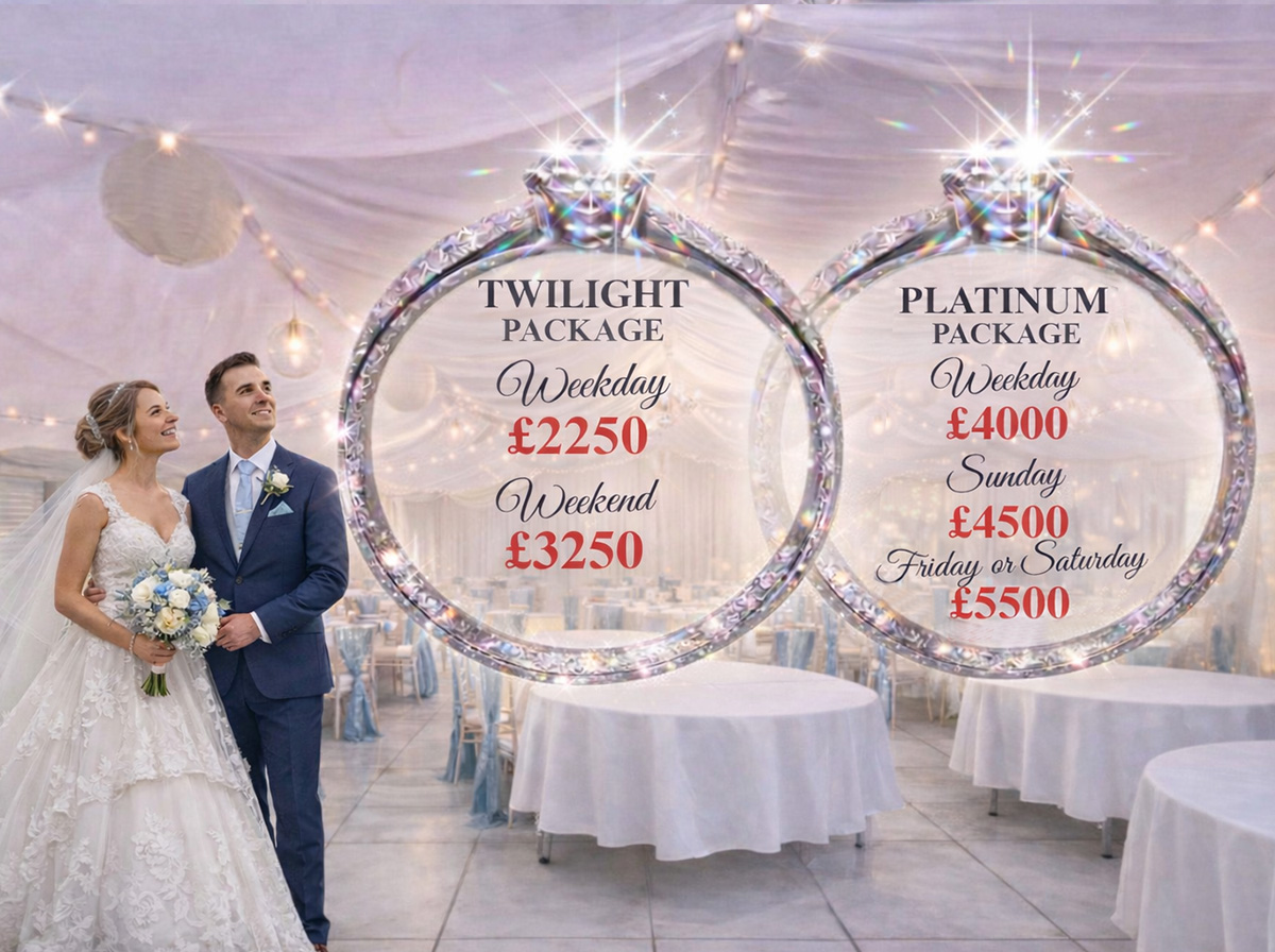 Offers at Ridgeway Marquee Wedding Venue Caerphilly, South Wales