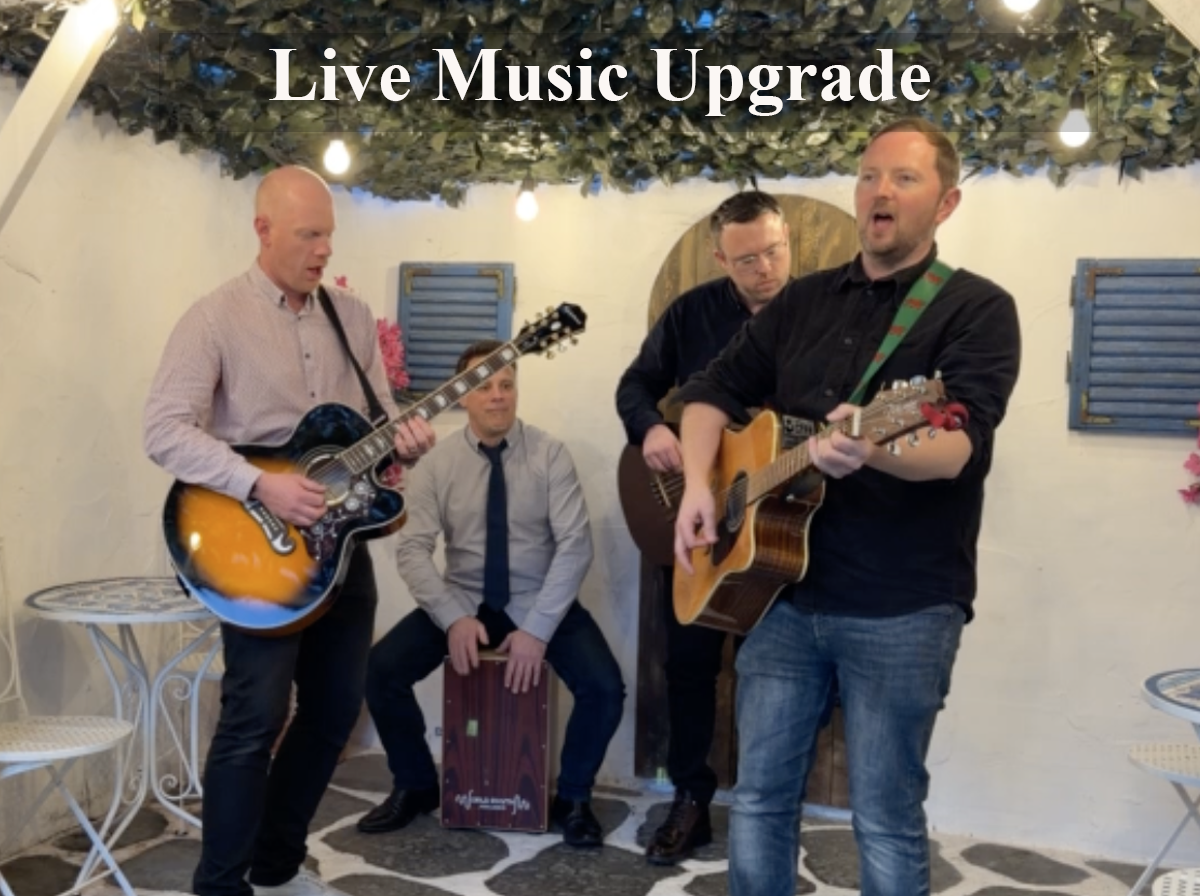 live music at Ridgeway Marquee, Caerphilly near Cardiff, South Wales 