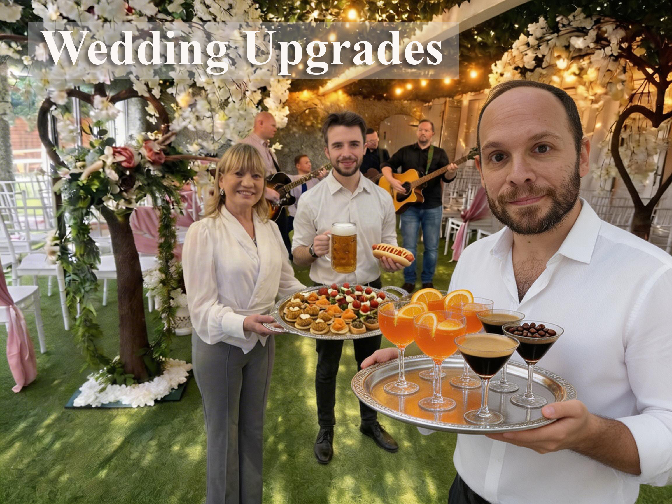 wedding upgrades at the Ridgeway Marqu